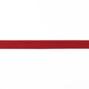 Einfassband Musselin Baumwolle gefalzt 20 mm - uni bordeaux