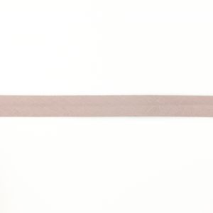 Einfassband Musselin Baumwolle gefalzt 20 mm - uni puderrosa
