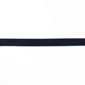 Einfassband Musselin Baumwolle gefalzt 20 mm - uni dunkle marine