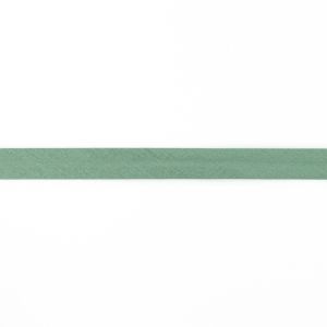 Einfassband Musselin Baumwolle gefalzt 20 mm - uni altgrün