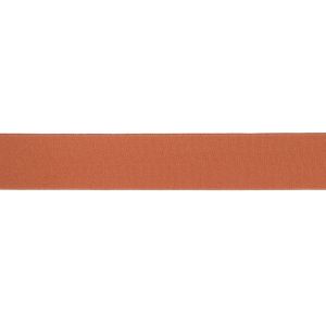 Gummiband weich ca. 30 mm - uni ziegelrot
