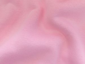 Dicker Sweatstoff in einheitlichem Pink – ideal für Pullover, Hoodies und warme Bekleidungsstücke.