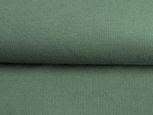 Feinripp Jersey Sanetta - uni - dunkles altgrün