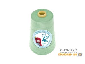 Nähgarn Overlock XXL - Ökotex 100 - Lauflänge 4570m (5000Y) - uni leuchtendes pistaziengrün