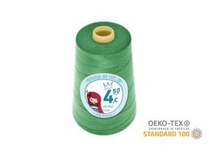 Nähgarn Overlock XXL - Ökotex 100 - Lauflänge 4570m (5000Y) - uni mattes hellgrün