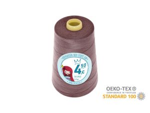 Nähgarn Overlock XXL - Ökotex 100 - Lauflänge 4570m (5000Y) - uni stahlviolett