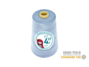 Nähgarn Overlock XXL - Ökotex 100 - Lauflänge 4570m (5000Y) - uni pastell-hellblau