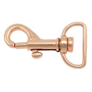 Karabinerhaken Metall - 1 Stück ca. 20 mm - roségold
