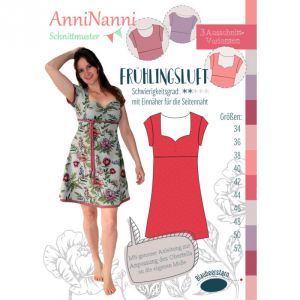 Papierschnittmuster Blaubeerstern AnniNanni Kleid FRÜHLINGSLUFT - Damen