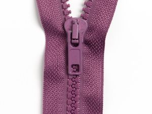 Reißverschluss teilbar 80 cm - aubergine