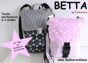 Papierschnittmuster elbmarie Schultertasche/Rucksack BETTA - Tasche/Kurierrucksack