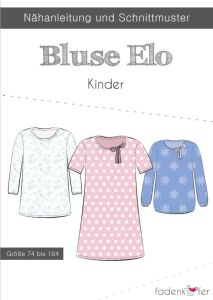 Papier-Schnittmuster Fadenkäfer - Bluse Elo - Kinder