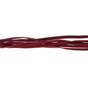 Elastisches Gummiband rund 5 mm - bordeaux