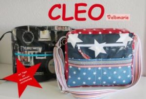 Papierschnittmuster elbmarie große Allroundtasche CLEO - Tasche