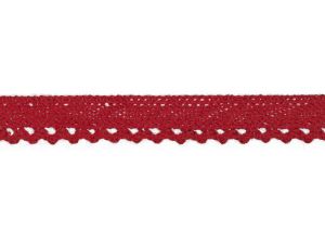 Spitze Baumwolle - 10 mm - tomatenrot