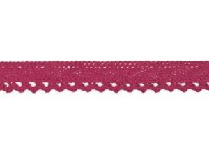 Spitze Baumwolle - 10 mm -fuchsia