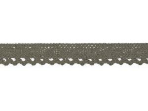 Spitze Baumwolle - 10 mm - olive