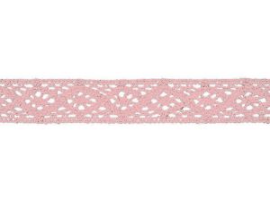 Spitze Baumwolle - 20 mm - babyrosa