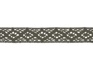 Spitze Baumwolle - 20 mm - olive