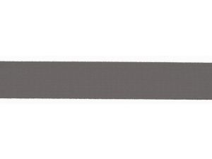 Elastisches Einfassband/Falzgummi - 20 mm glänzend - grau
