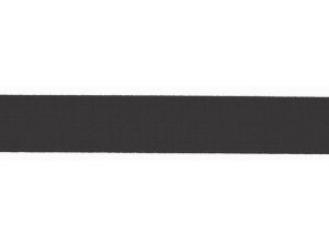 Elastisches Einfassband/Falzgummi - 20 mm glänzend - anthrazit