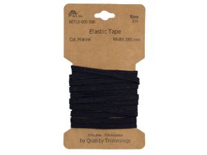 Gummiband elastisch 5 mm - uni marine