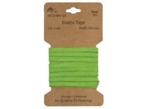 Gummiband elastisch 5 mm - uni lime