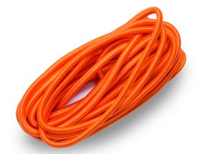 Gummikordel rund 3 mm - 3 m Bund - orange