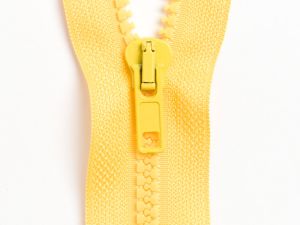 Reißverschluss teilbar 90 cm - gelb