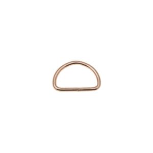  Halbrundringe / D-Ringe 4 Stück ca. 25 mm - gold