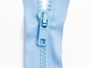 Reißverschluss teilbar 90 cm - helles blau