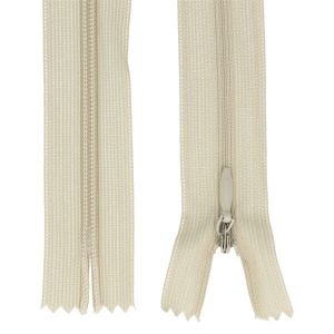 Reißverschluss nahtverdeckt nicht teilbar ca. 16 cm - beige
