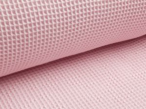 Waffelpiqué Baumwolle uni rosa