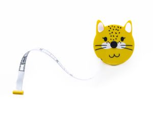 Rollmaßband in Tierform In the Forest - Leopard - ocker
