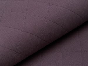 Musselin Double Gauze Rautenstepper - uni grau