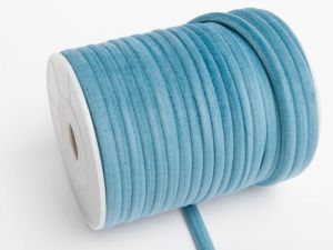Samtkordel 6mm - jeansblau