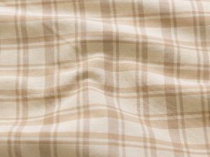 Canvas Rips Swafing Condor ca. 280 cm extra breit - Karos - beige-schlamm