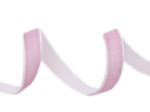 Samtband ca. 9 mm - uni altrosa