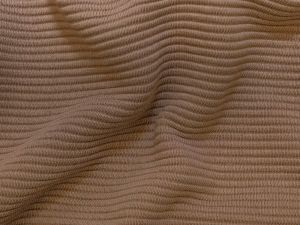 Jersey Ottoman Querrippe - uni - kamel