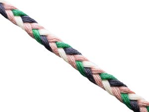 Geflochtene Kordel / Band Hoodie / Kapuze ca. 5 mm - multicolor