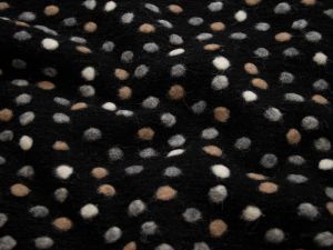 Walk Woll - Mix und Noppen - schwarz