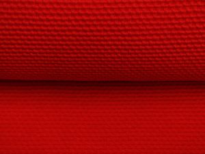 Struktur Jacquard - Erhabenes Muster - rot