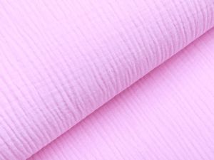 Musselin Baumwolle Hydrofiel Double Gauze - uni rosa