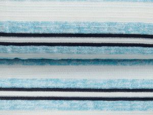 Struktur Jacquard - hohe und flache Streifen - weiß