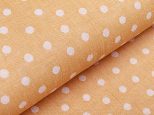 Jacquard Doubleface - Dots - ocker