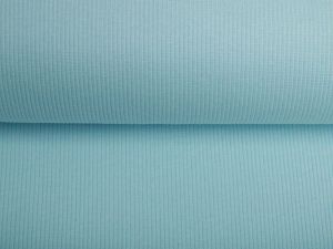 Feinripp Jersey Sanetta - uni babyblau