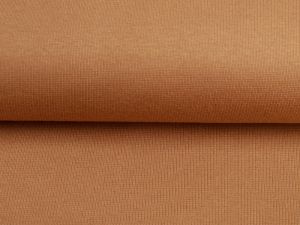 Feinripp Jersey Sanetta - uni nussbraun