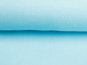 Feinripp Jersey Sanetta - uni wasserblau