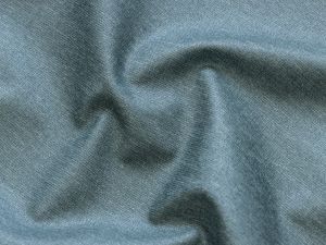 Beschichtete Webware Baumwolle - uni taubenblau