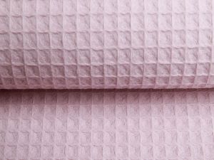 Waffelpiqué Baumwolle - Waffeloptik - uni rosa
